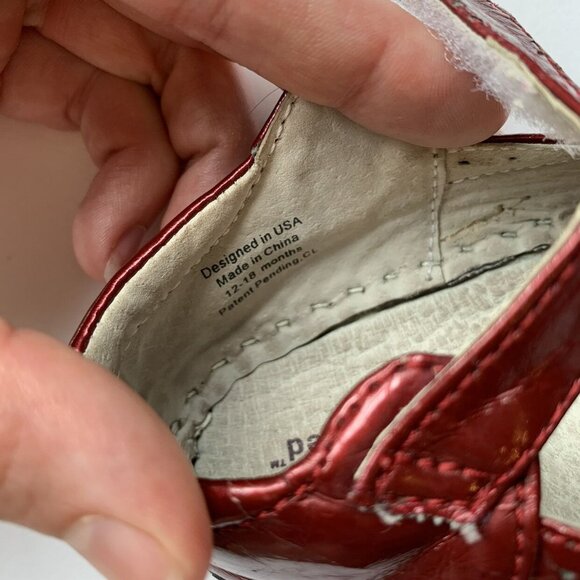 Pediped Burgundy Soft Sole Mary Janes - Picture 8 of 8